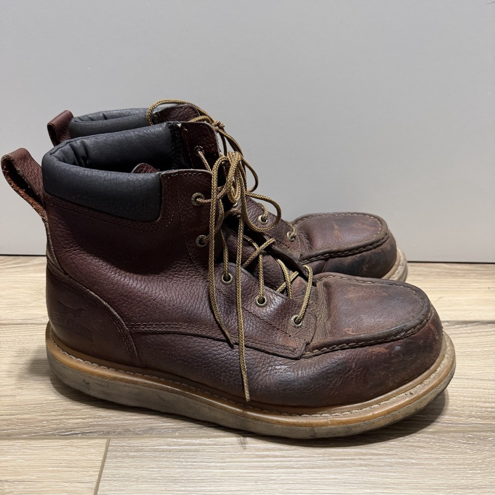 Red Wing Irish Setter Men's 6" Ashby Aluminum Toe Work Boot Brown 83606 Size 11D